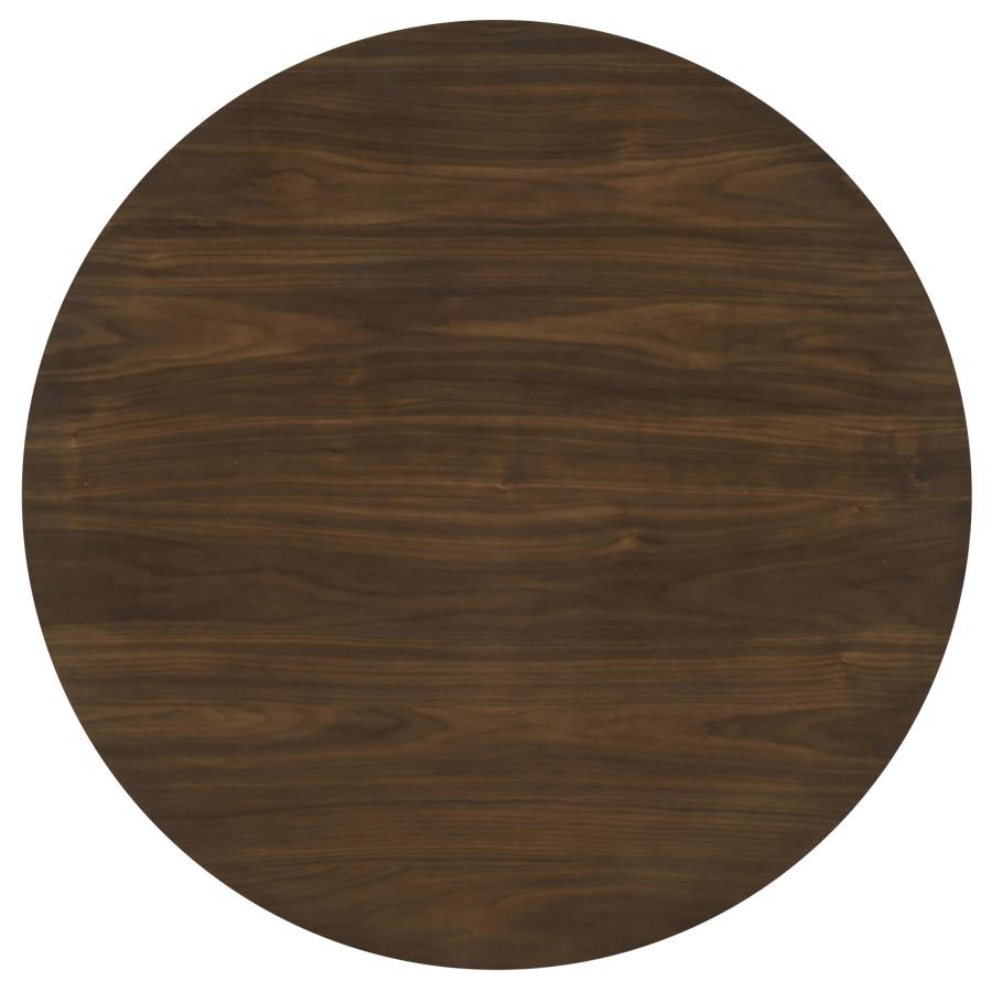 Hamlyn Walnut 43‑Inch Round Counter Height Dining Table