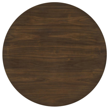 Hamlyn Walnut 43‑Inch Round Counter Height Dining Table
