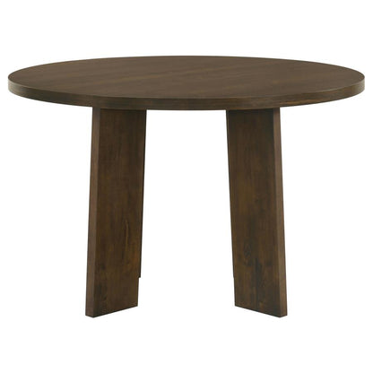 Strouse Walnut 47‑Inch Round Dining Table
