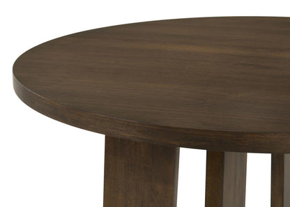 Strouse Walnut 47‑Inch Round Dining Table