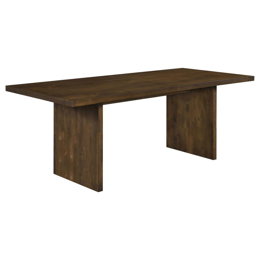 Decker Walnut 82‑Inch Rectangular Wood Dining Table
