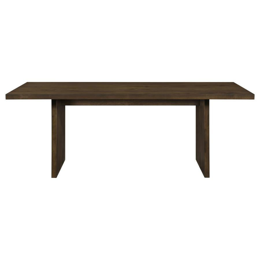 Decker Walnut 82‑Inch Rectangular Wood Dining Table