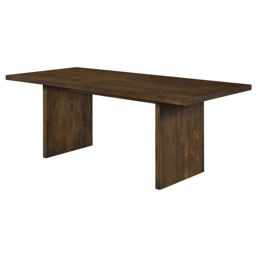 Decker Walnut 82‑Inch Rectangular Wood Dining Table