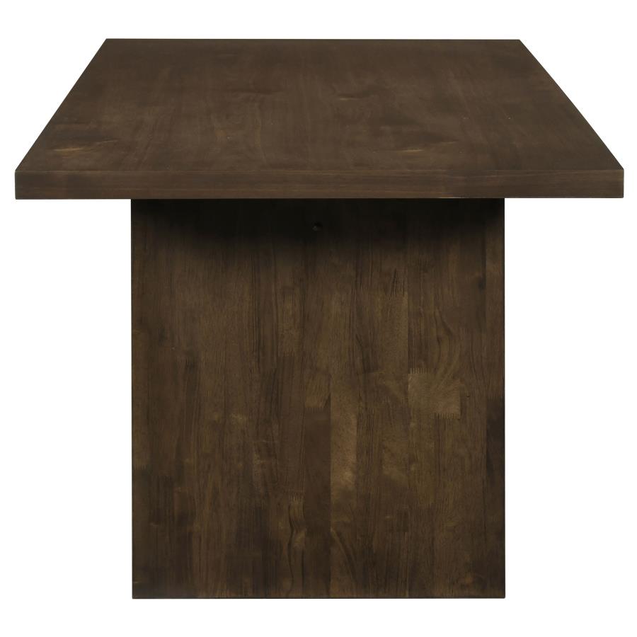 Decker Walnut 82‑Inch Rectangular Wood Dining Table