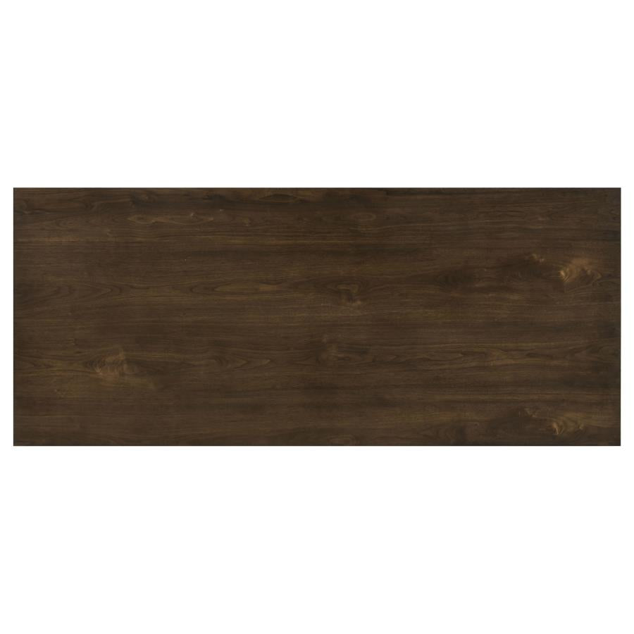 Decker Walnut 82‑Inch Rectangular Wood Dining Table