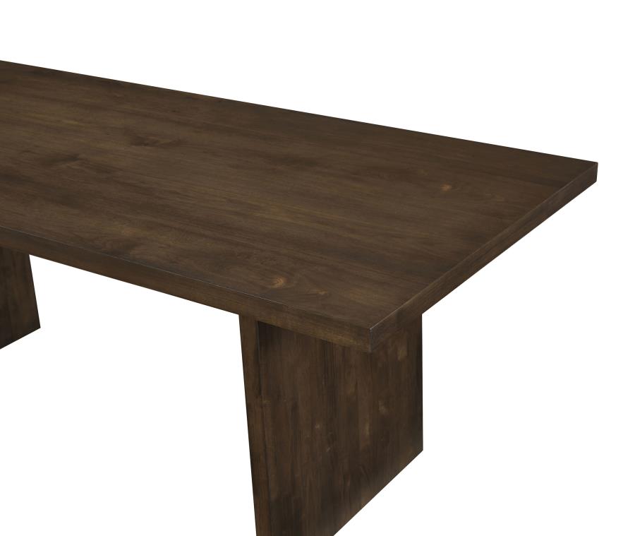 Decker Walnut 82‑Inch Rectangular Wood Dining Table