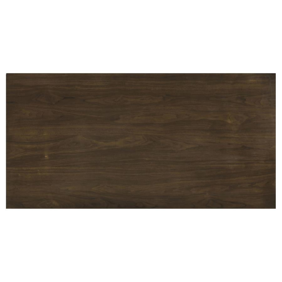 Decker Dark Walnut 70‑Inch Rectangular Counter Height Dining Table