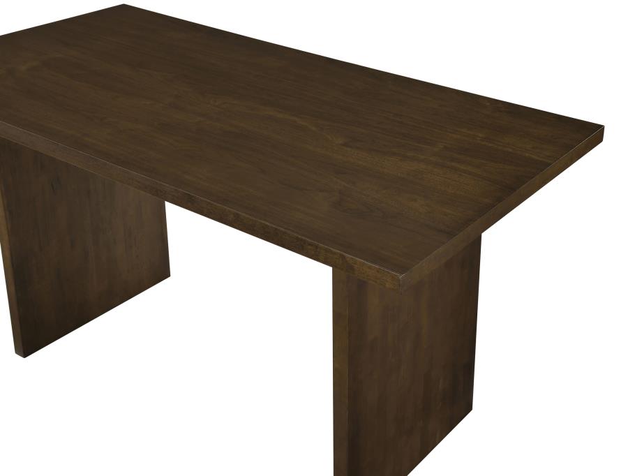 Decker Dark Walnut 70‑Inch Rectangular Counter Height Dining Table