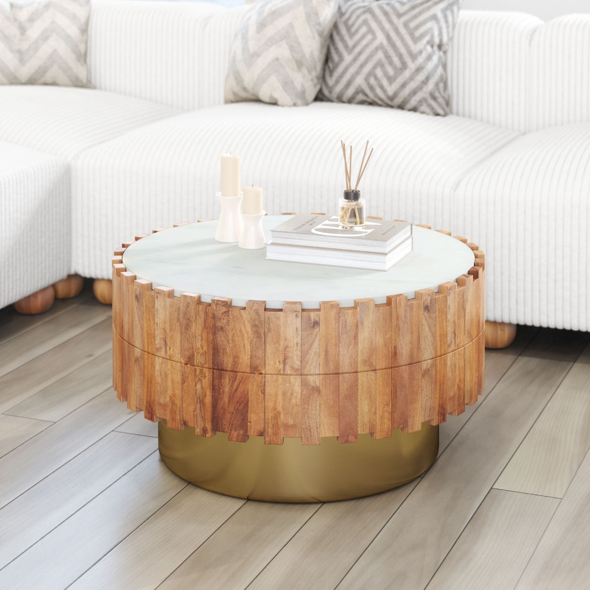 Bombay Coffee Table - Beautiful Natural Design for Warm and Inviting Living Rooms