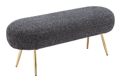 Creek Bench - Glitter Black Elegant and Eye-Catching Bench for Modern Living Spaces