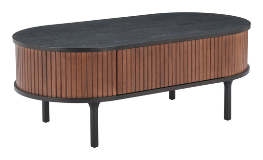 Koriana Coffee Table Black & Walnut