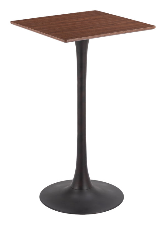 Valleta Bar Table - Brown Stylish and Elegant Bar Table for Modern Home Bars and Dining Areas