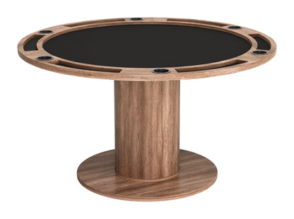 Vault 2-in-1 Table Brown Dining and Games Table - Multi-functional Dining and Game Table with a Rich Brown Finish for Versatile Entertainment