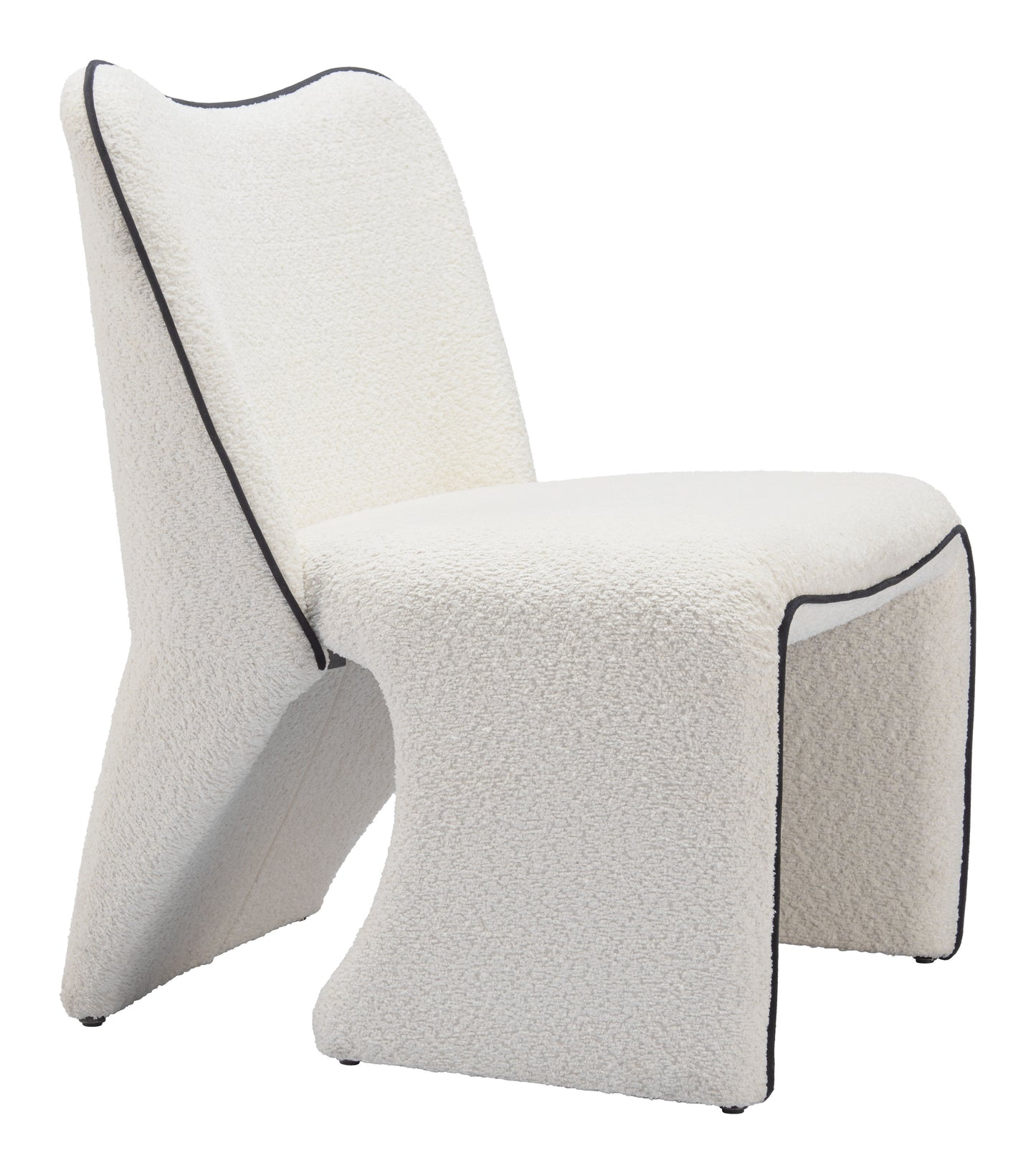 Novo Accent Chair Ivory – Chic and Comfortable Ivory Accent Chair for Living Room or Bedroom Decor