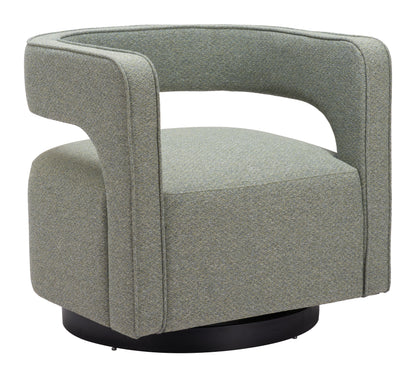 Turku Swivel Chair - Sage Green Stylish and Comfortable Swivel Chair for Modern Living Spaces
