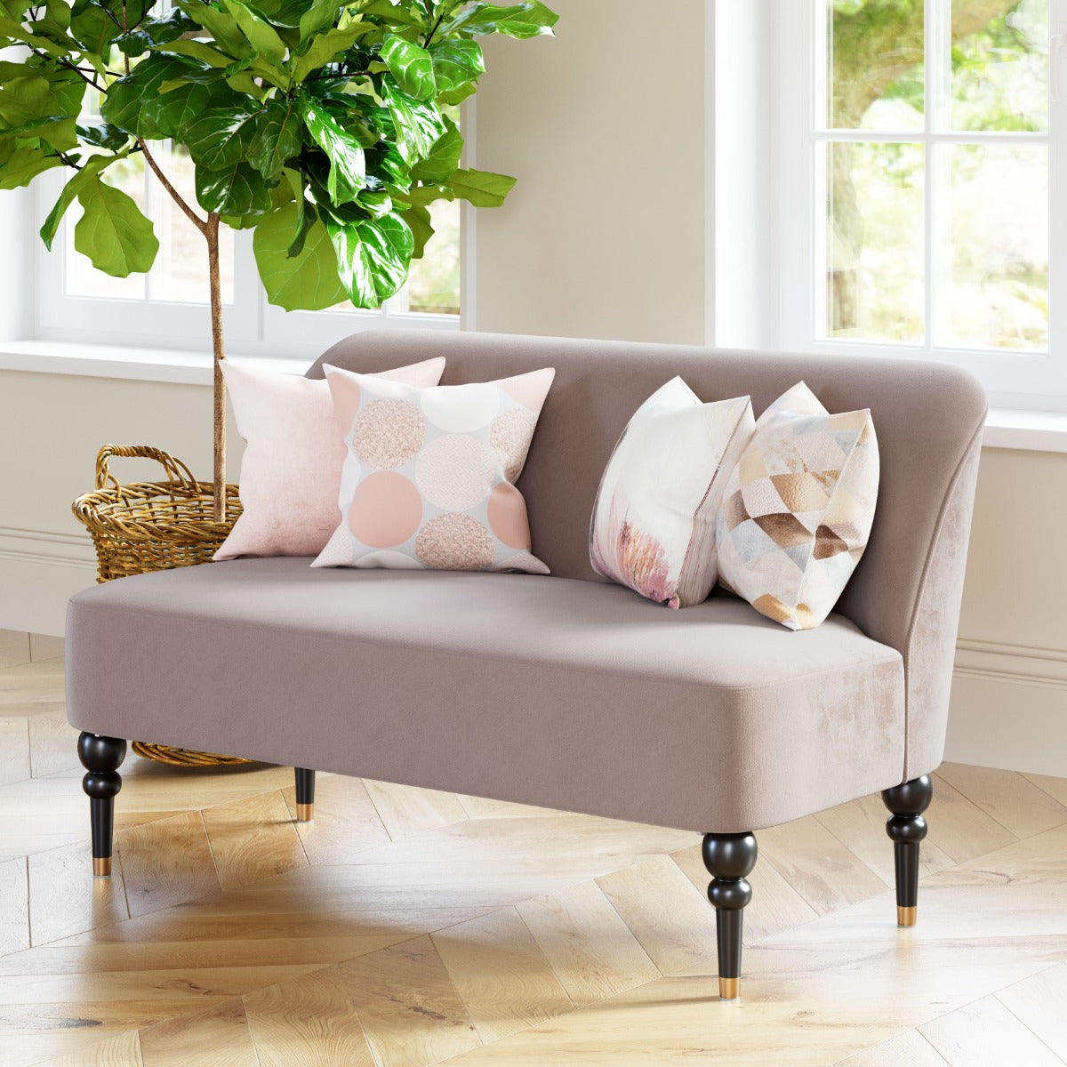 Bintulu Loveseat Taupe