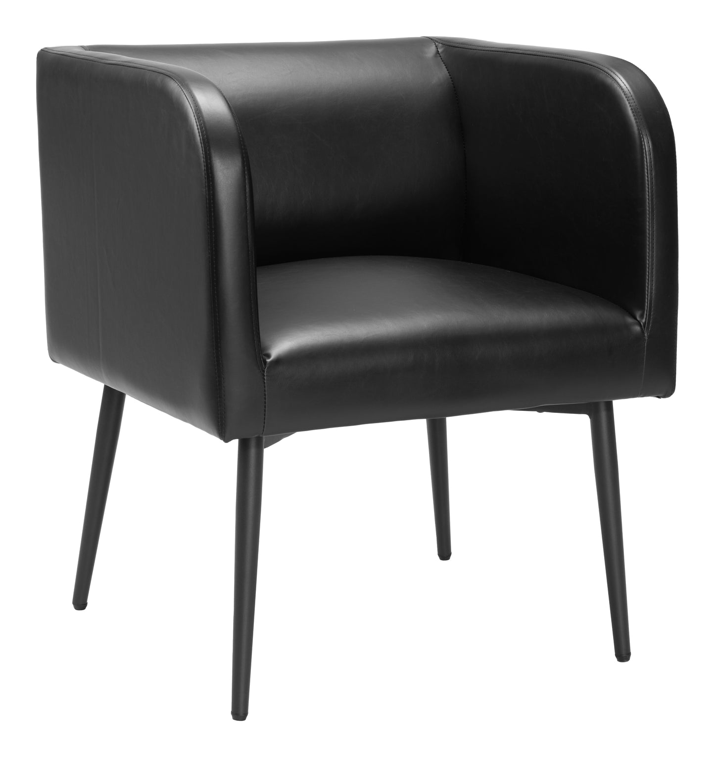 Horbat Dining Chair - Black Modern and Stylish Upholstered Chair for Elegant Dining Rooms