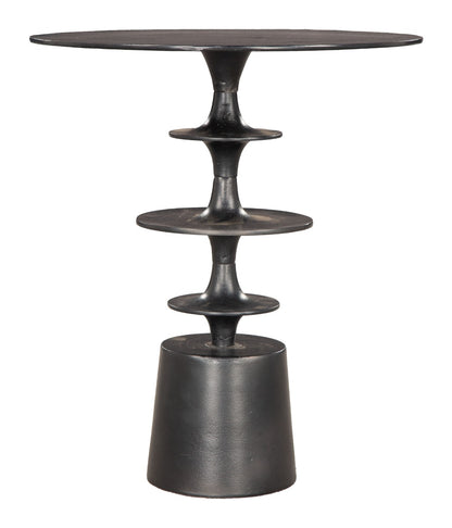 Renie Side Table Black – Sleek and Modern Black Accent for Living Room or Bedroom Decor