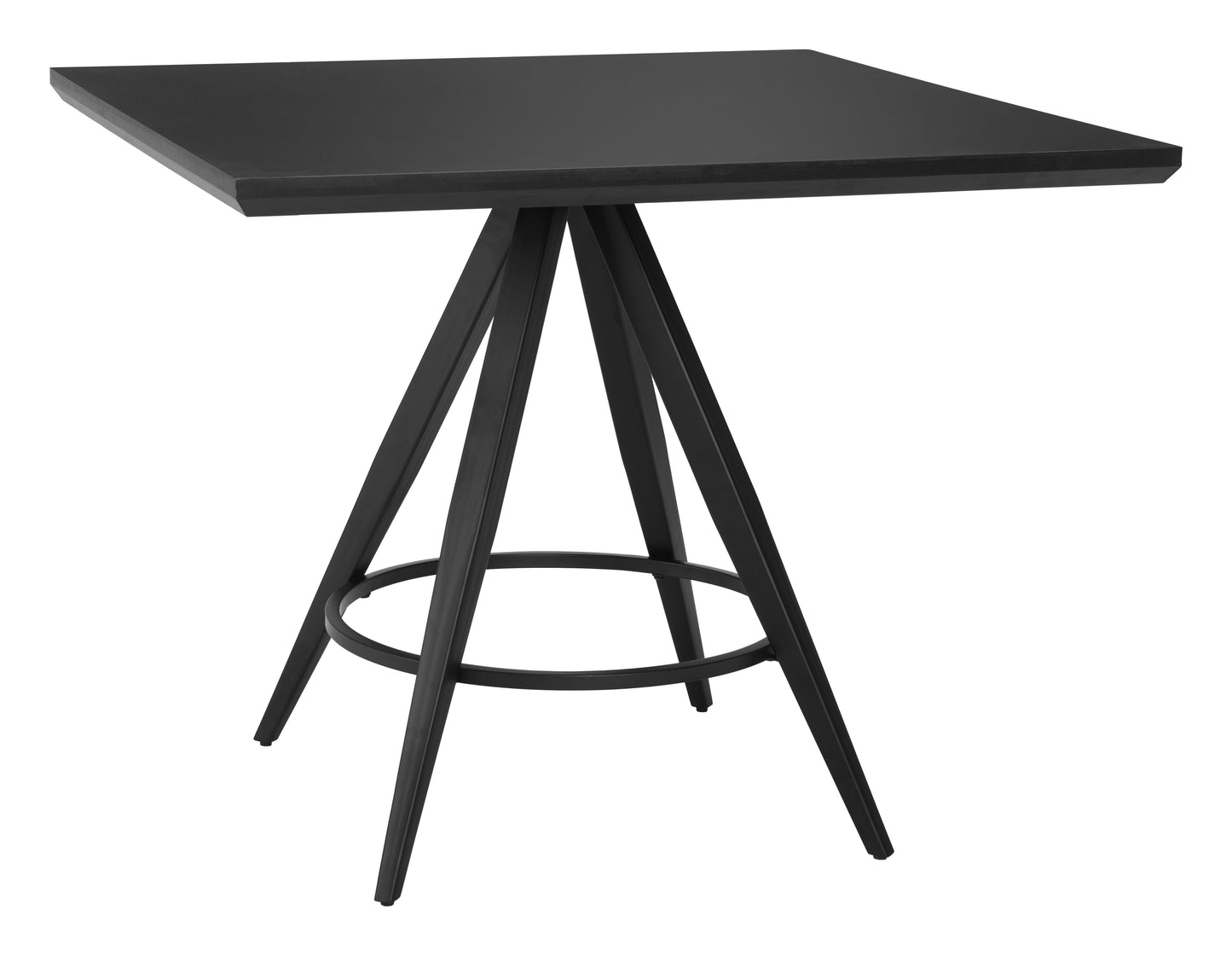 Tinos Dining Table Black – Sleek and Modern Black Dining Table for Dining Room or Kitchen Decor