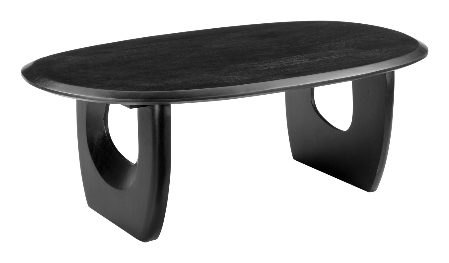 Arasan Coffee Table Black – Stylish and Contemporary Black Coffee Table for Living Room or Lounge Area