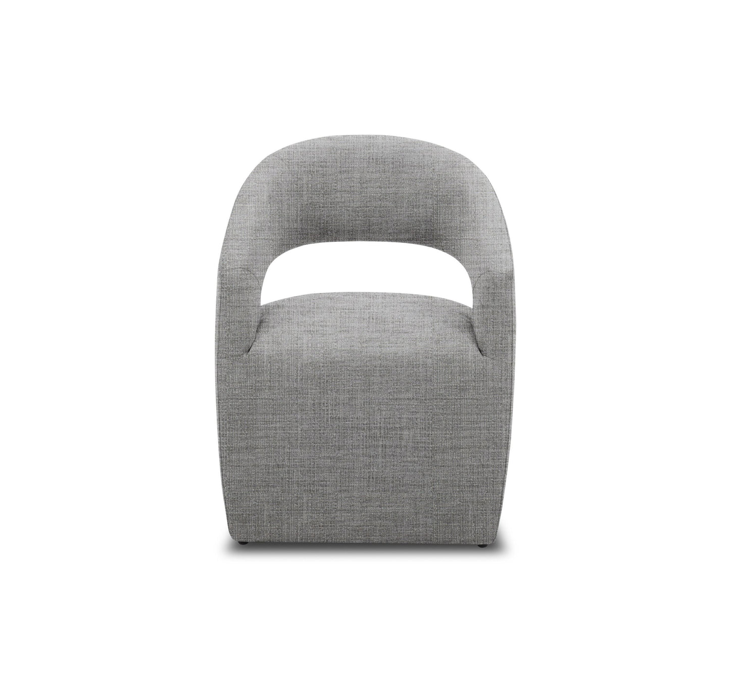 Modrest Angie - Modern Grey Fabric Accent Chair