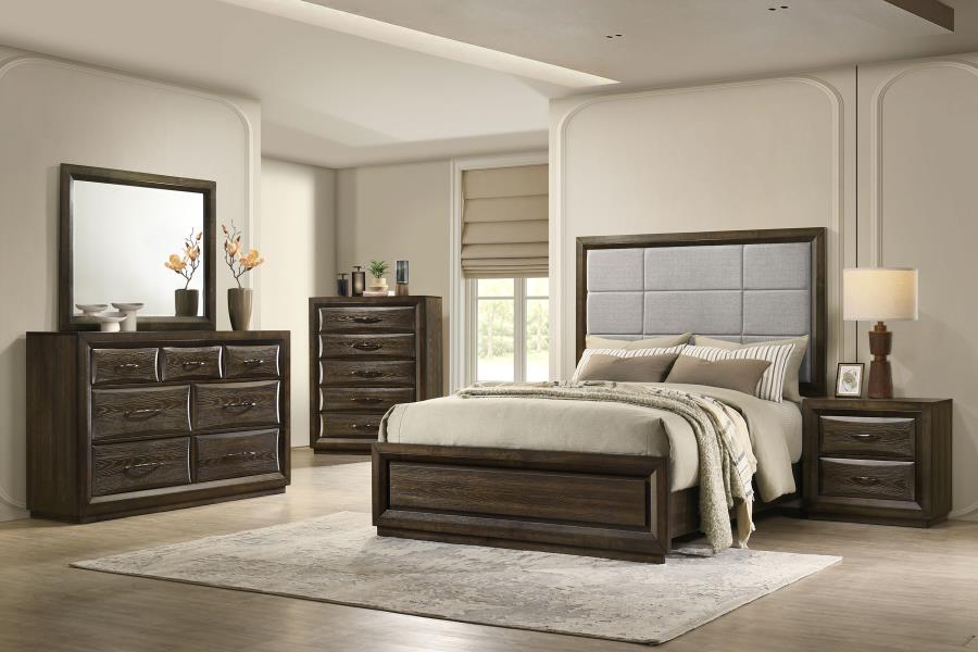 Atlas 5 Piece Dark Oak Queen Bedroom Set