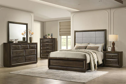 Atlas 5 Piece Dark Oak Queen Bedroom Set