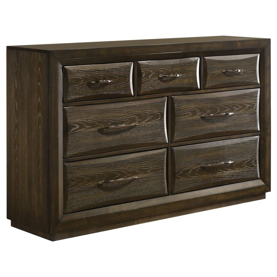 Atlas 5 Piece Dark Oak Queen Bedroom Set