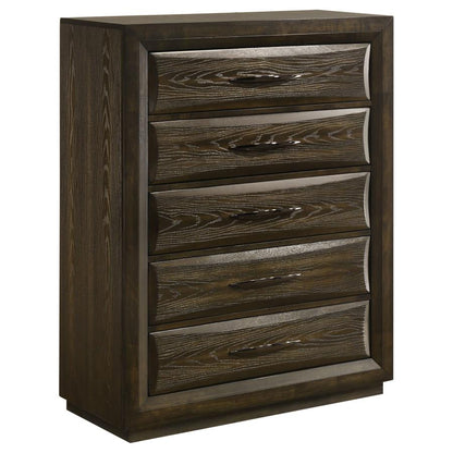 Atlas 5 Piece Dark Oak Queen Bedroom Set