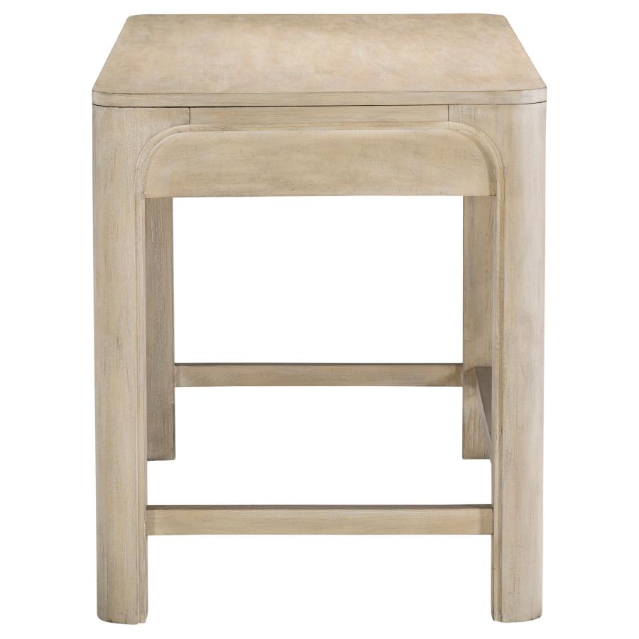 Solano Weathered Mango 2‑Drawer Makeup Table Vanity Desk