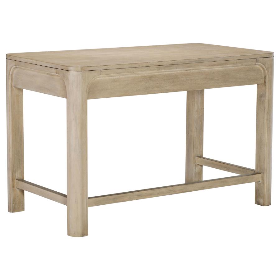 Solano Weathered Mango 2‑Drawer Makeup Table Vanity Desk