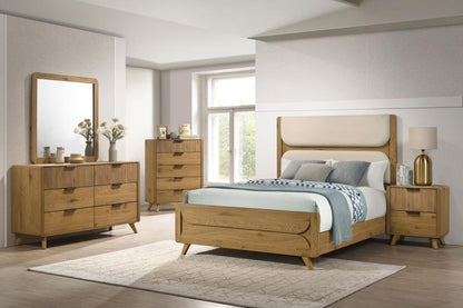 Bennett 5 Piece Light Oak Queen Bedroom Set