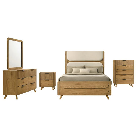 Bennett 5 Piece Light Oak Queen Bedroom Set