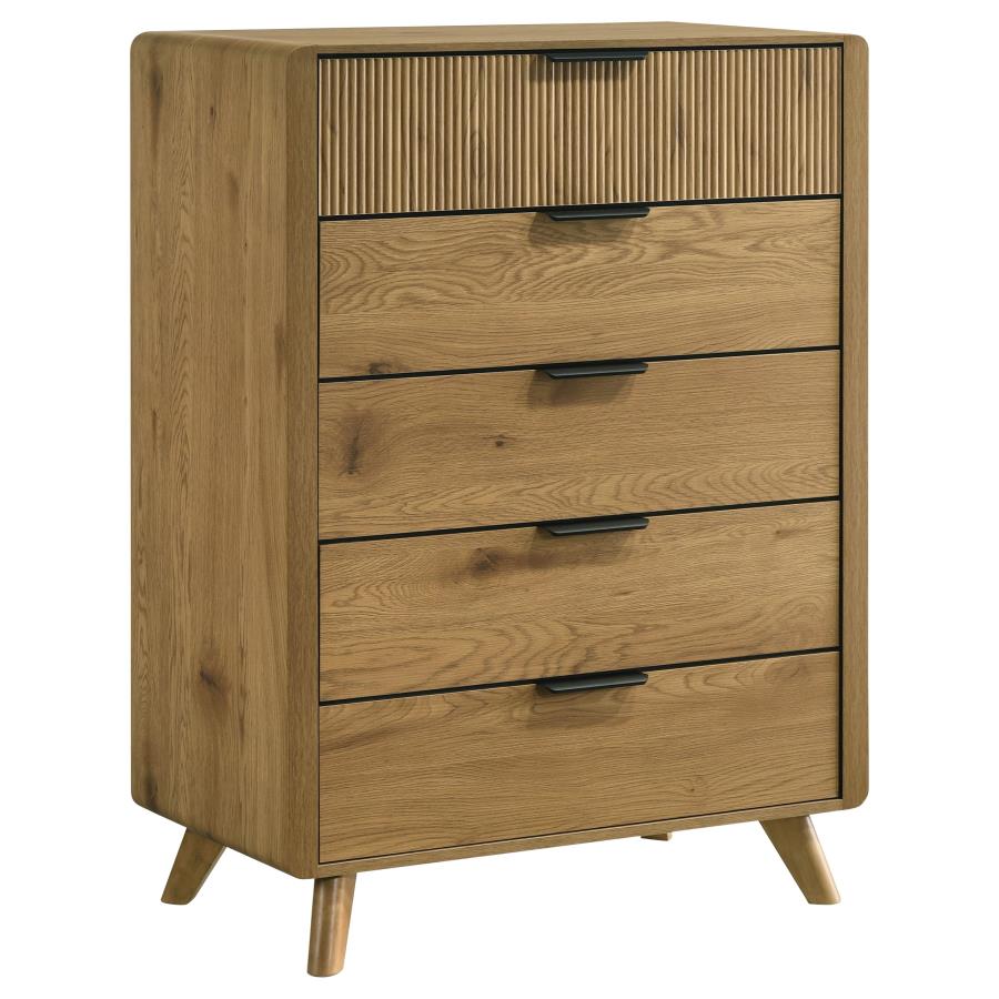 Bennett 5 Piece Light Oak Queen Bedroom Set