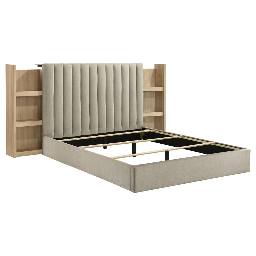 Arielle 5 Piece Light Oak Queen Bedroom Set