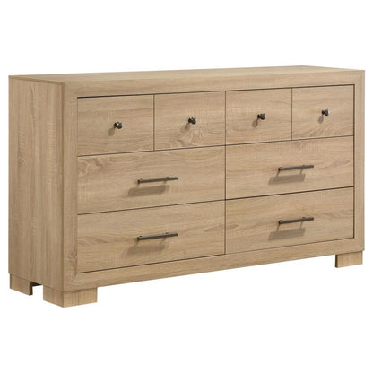 Arielle 5 Piece Light Oak Queen Bedroom Set