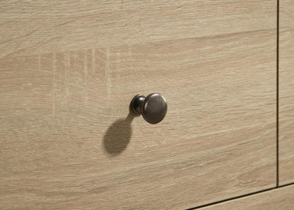Arielle Light Oak 6‑Drawer Bedroom Dresser Cabinet