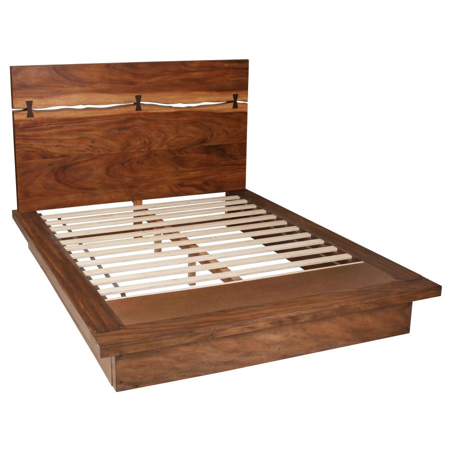 Winslow 5-Piece Bedroom Set – Smokey Walnut Finish with Modern Design