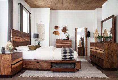 Winslow 5 Piece Smokey Walnut Queen Bedroom Set