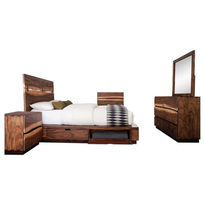 Winslow 5 Piece Smokey Walnut Queen Bedroom Set