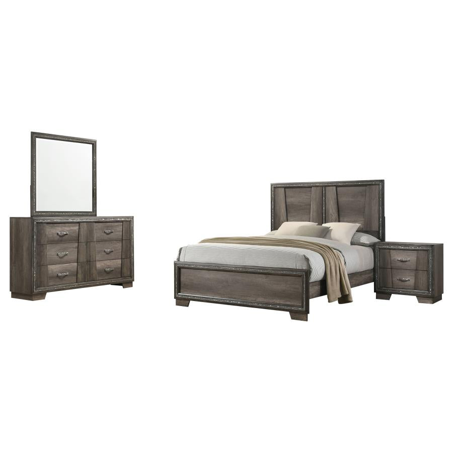 Janine 4-Piece Bedroom Set Grey