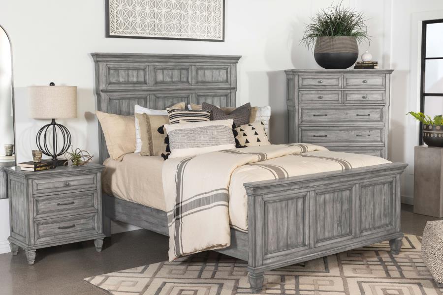 Avenue 8-Drawer Rectangular Chest – Grey Finish for Modern Elegance and Spacious Bedroom Storage