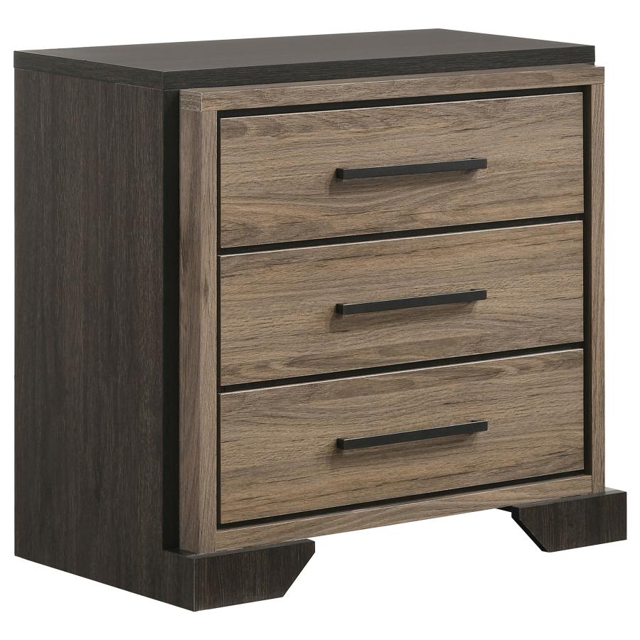 Baker 4-Piece Bedroom Set Brown And Light Taupe