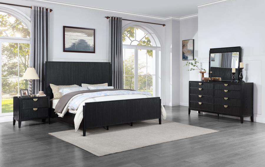 Brookmead 4-piece Bedroom Set Black