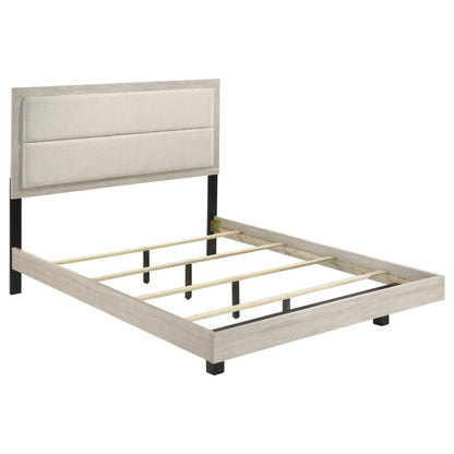 Trenton 4 Piece Rustic Cream Queen Bedroom Set