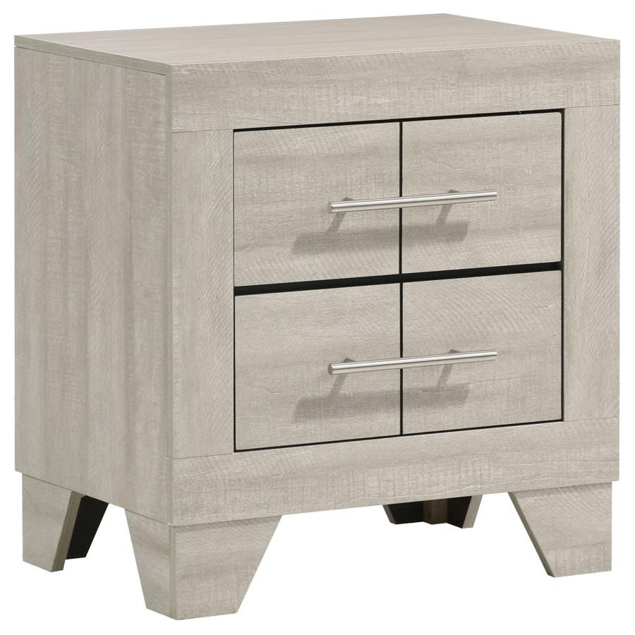 Trenton 4 Piece Rustic Cream Queen Bedroom Set