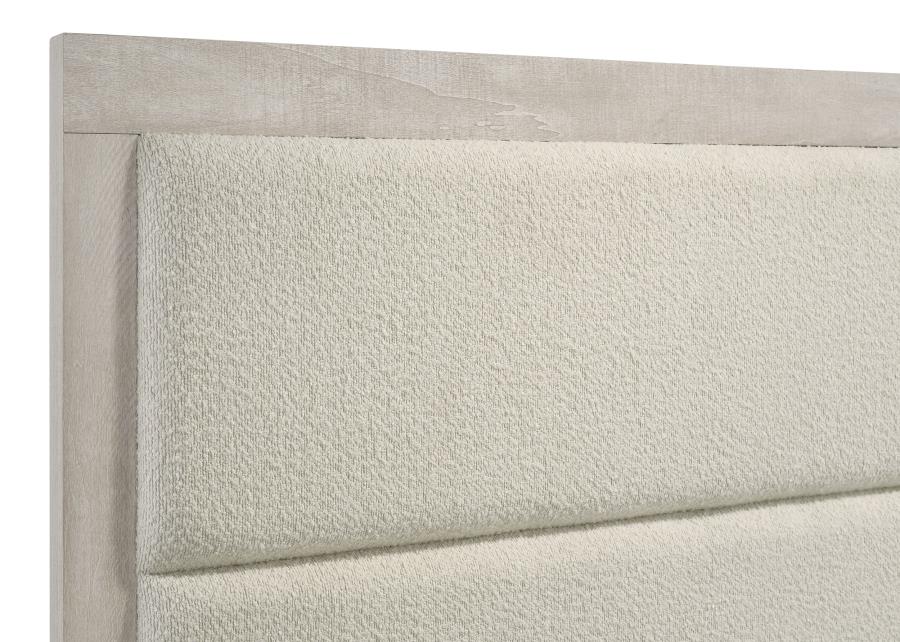 Trenton 4 Piece Rustic Cream Queen Bedroom Set