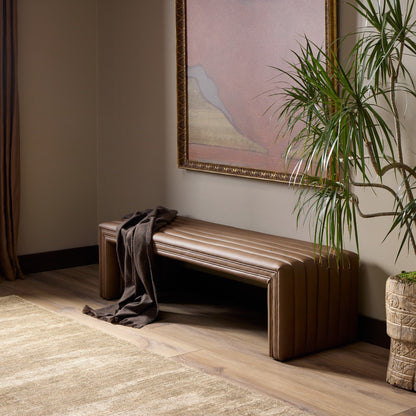 Augustine Bench Maestro Cigar Top‑Grain Leather