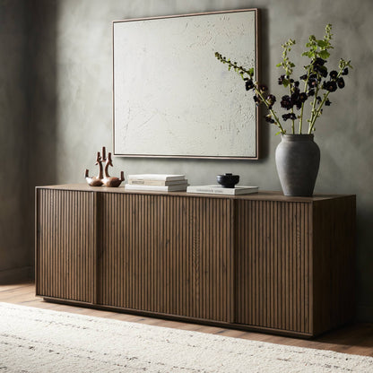 Leo Midcentury‑Inspired Oak Sideboard
