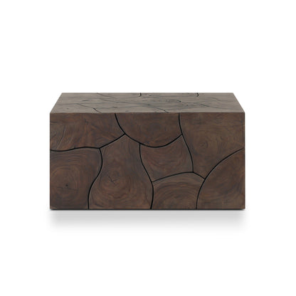 Tomlin Outdoor Bunching Table Stained Saddle Brown